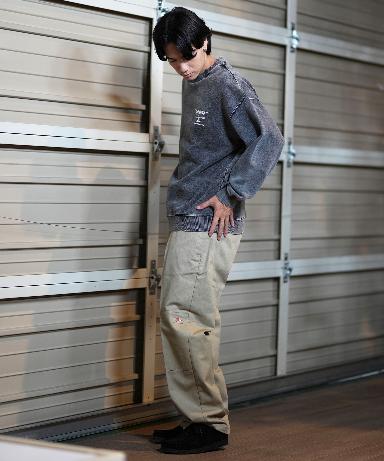 LOST ロスト トレーナー クルーネック メンズ スウェット バック