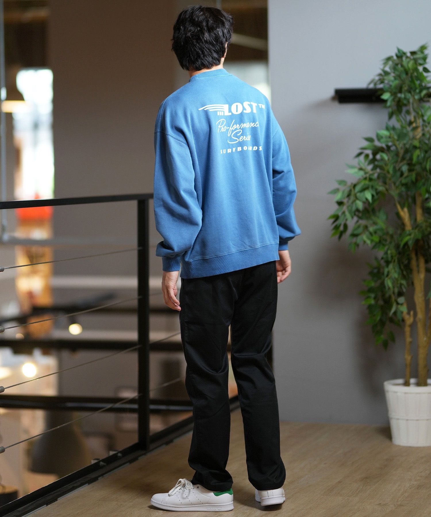 LOST ロスト トレーナー クルーネック メンズ スウェット バック