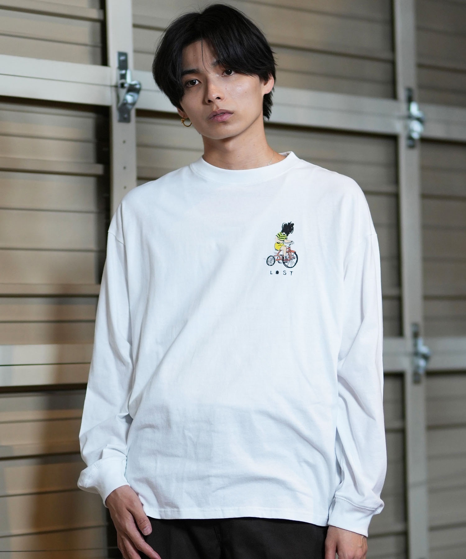 lost ロスト 長袖 Tシャツ メンズ ロンT バックプリント
