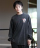 lost ロスト 長袖 Tシャツ メンズ ロンT ヘビーウェイト バックプリント ムラサキスポーツ限定 L24F2201(PIGBK-M)