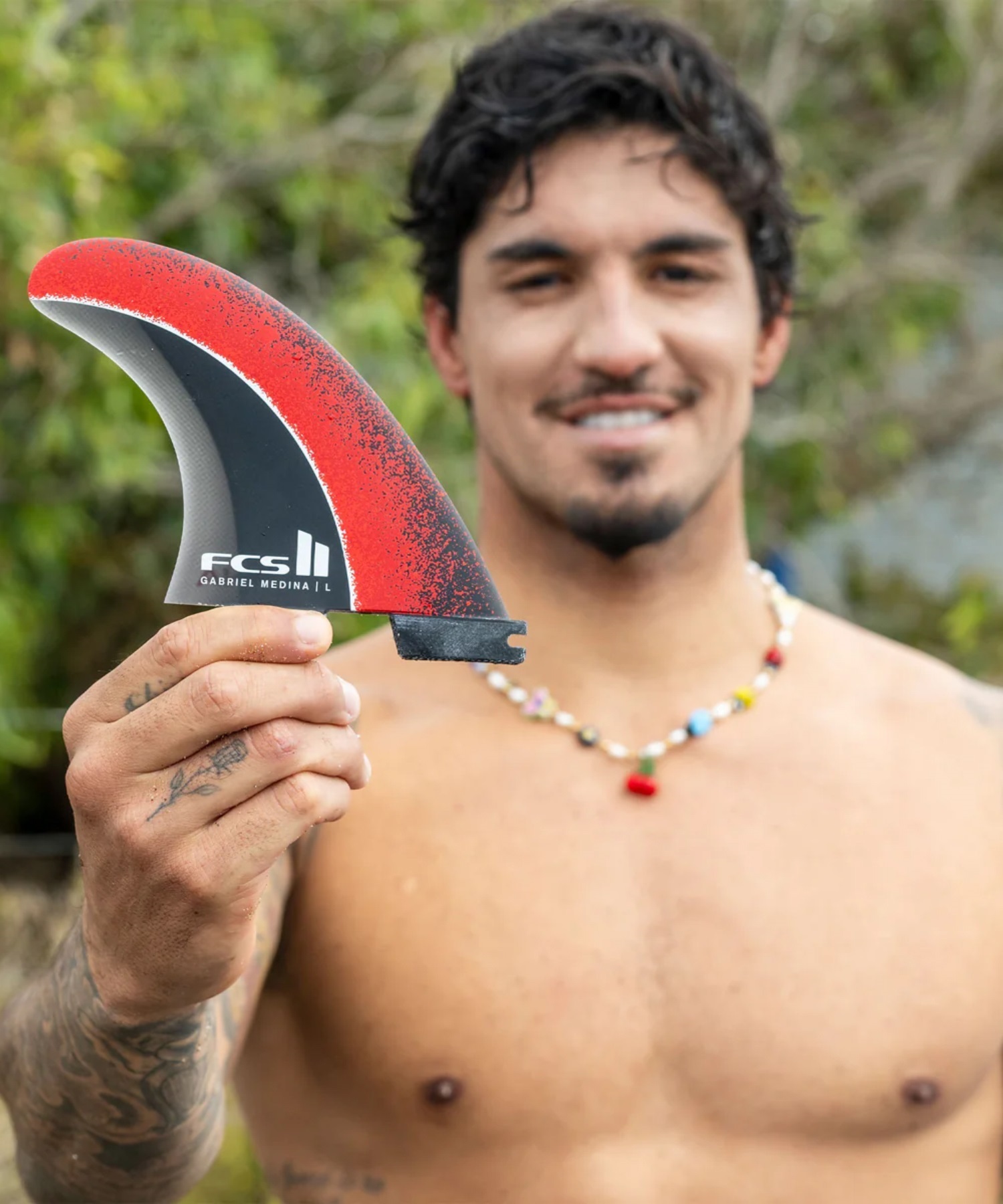 FCS2 FIN エフシーエス2フィン トライフィン GM （GABRIEL MEDINA） - PC/Aircore BLUE ガブリエルメディーナ  ブルー パフォーマンスコア エアコア Mサイズ Lサイズ XLサイズ ショートボード用 ３フィン スラスター サーフィン  【日本正規品】の通販【マニアックサーフ】