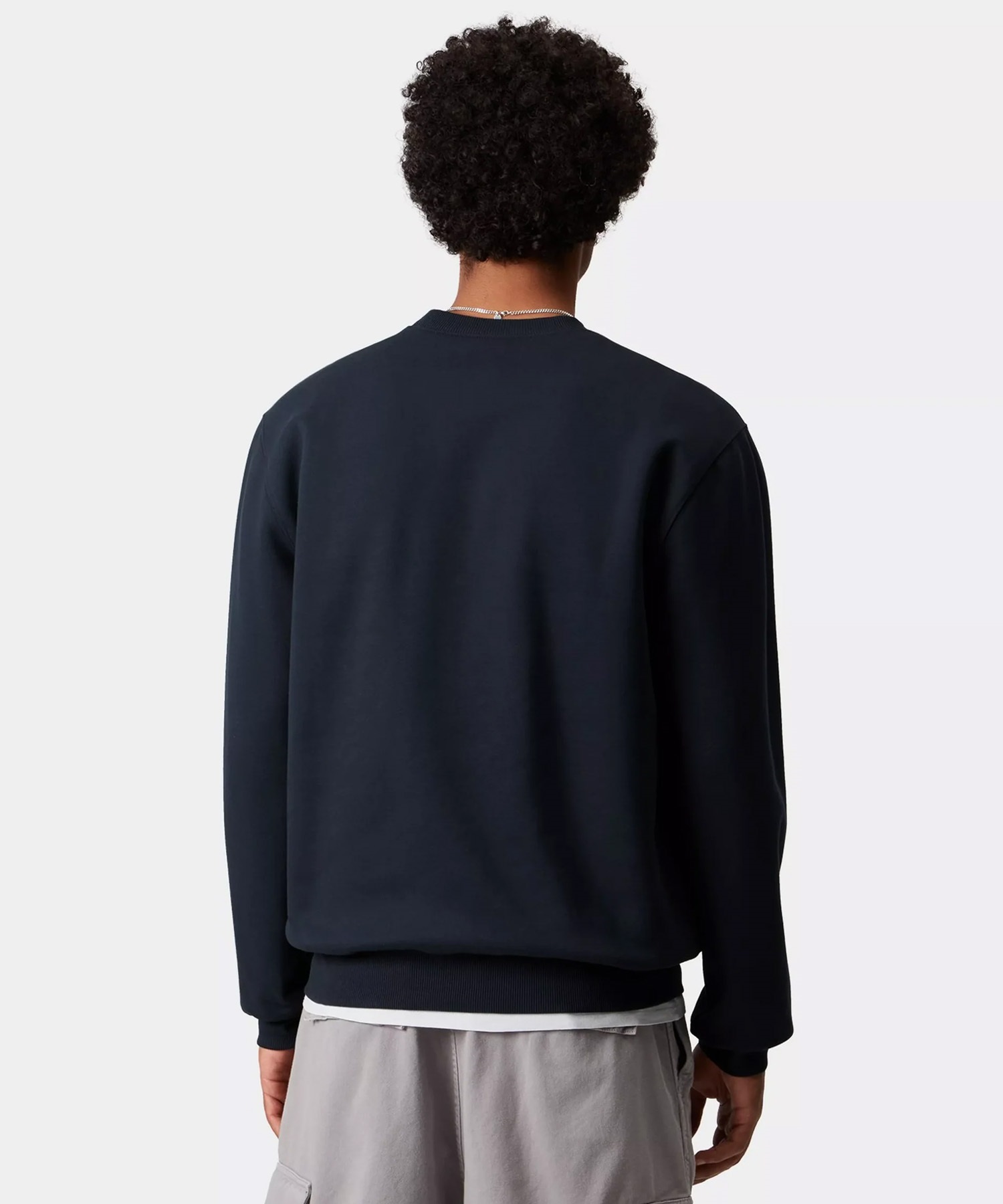 Carhartt WIP カーハートダブリューアイピー トレーナー スウェット メンズ クルーネック ロゴ 刺繍 裏起毛 CARHARTT SWEAT I030546(BLACK-S)