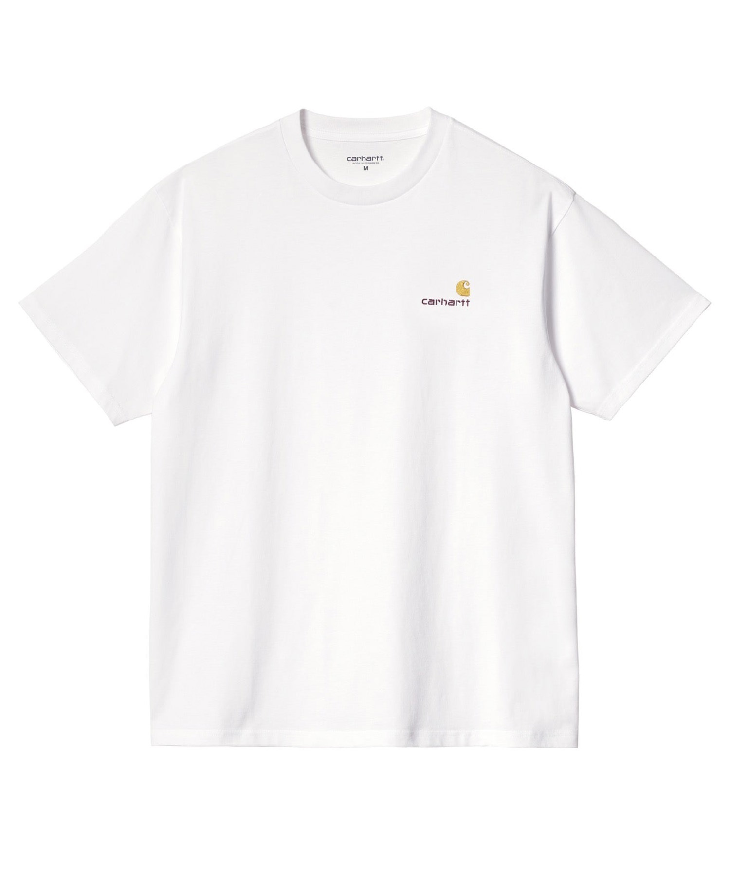 Carhartt WIP カーハートダブリューアイピー 半袖 Tシャツ メンズ ショートスリーブアメリカンスクリプトTシャツ S/S AMERICAN SCRIPT T-SHIRT I029956(WHITE-S)