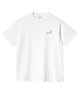 Carhartt WIP カーハートダブリューアイピー 半袖 Tシャツ メンズ ショートスリーブアメリカンスクリプトTシャツ S/S AMERICAN SCRIPT T-SHIRT I029956(WHITE-S)