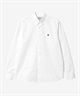 Carhartt WIP カーハートダブリューアイピー 長袖 シャツ メンズ ロングスリーブ マディソンシャツ I023339(WT/BK-S)
