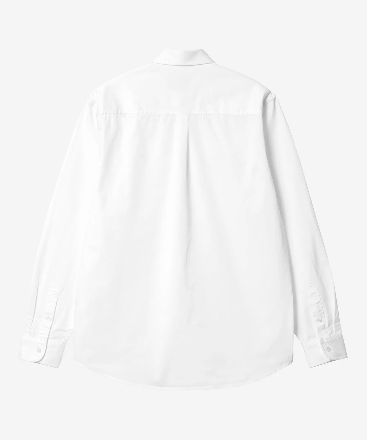 Carhartt WIP カーハートダブリューアイピー 長袖 シャツ メンズ ロングスリーブ マディソンシャツ I023339(WT/BK-S)