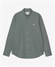 Carhartt WIP カーハートダブリューアイピー 長袖 シャツ メンズ ロングスリーブ マディソンシャツ I023339(WT/BK-S)