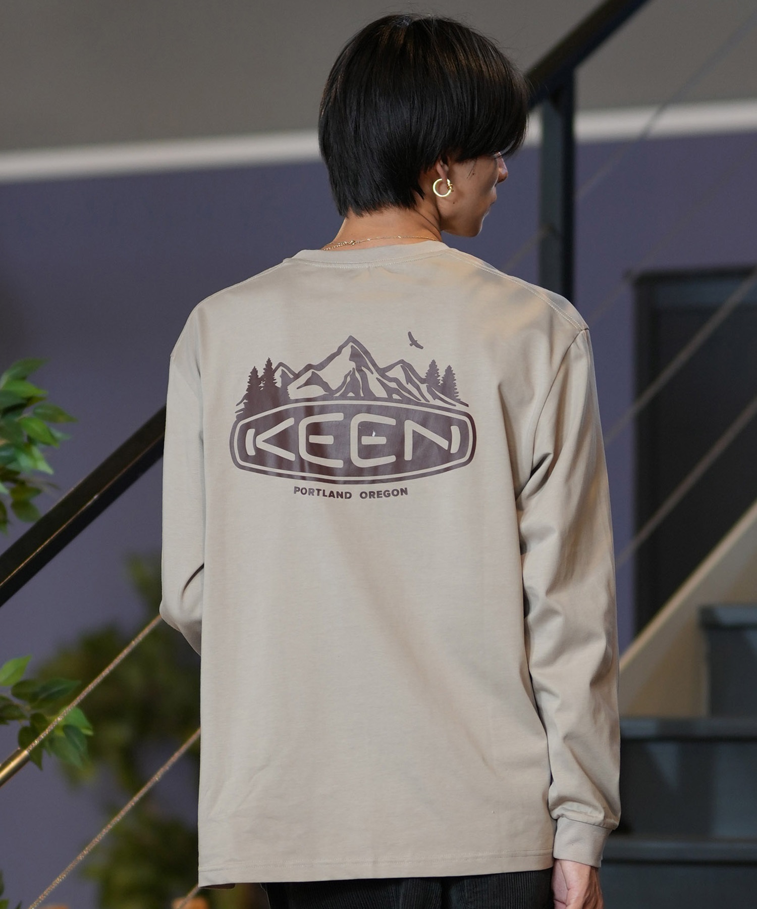 ずきずきロングTシャツ (グレー) | 7171ni official store
