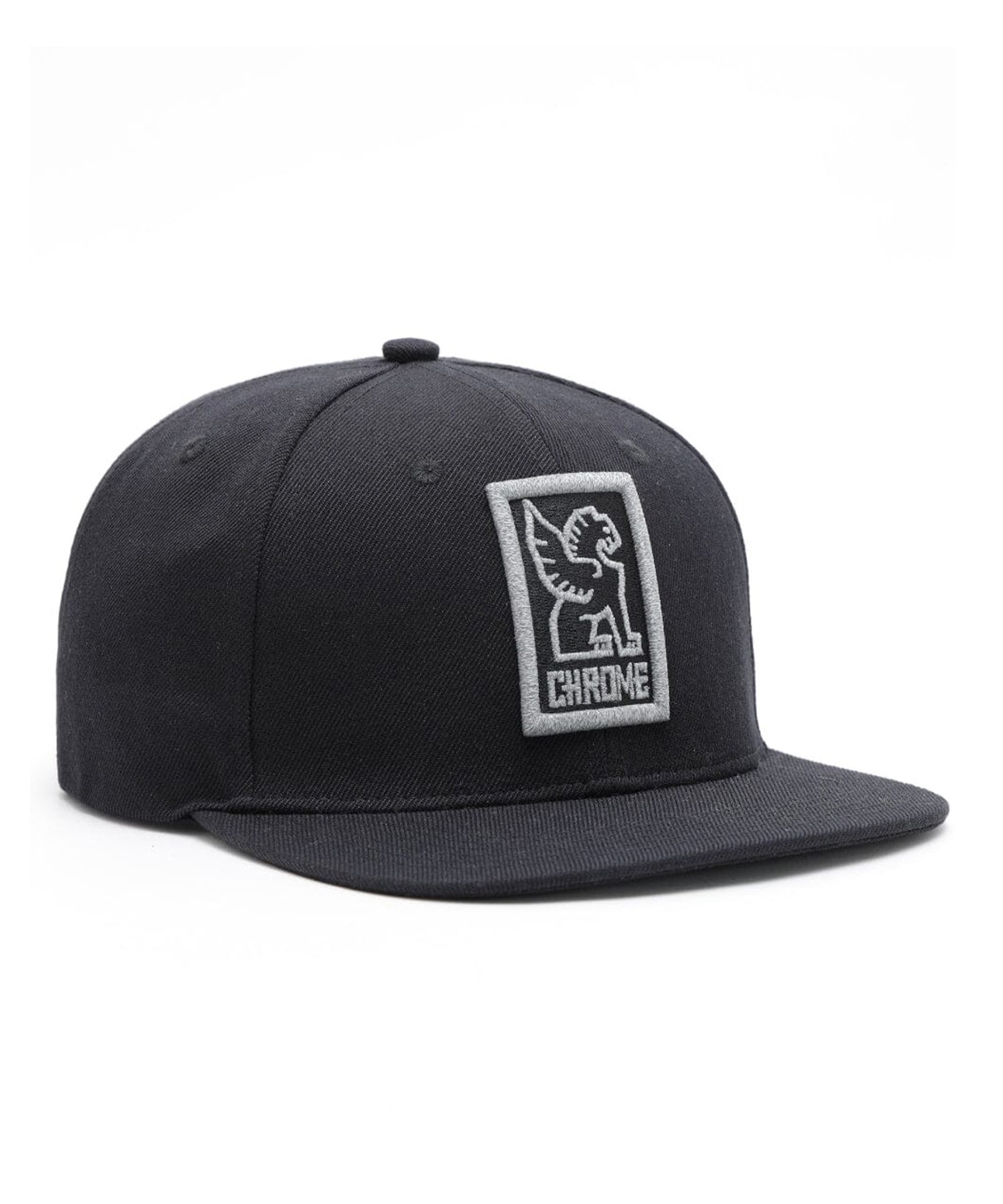 CHROME クローム キャップ フラットバイザー 6PANEL CAP JP203BKRF