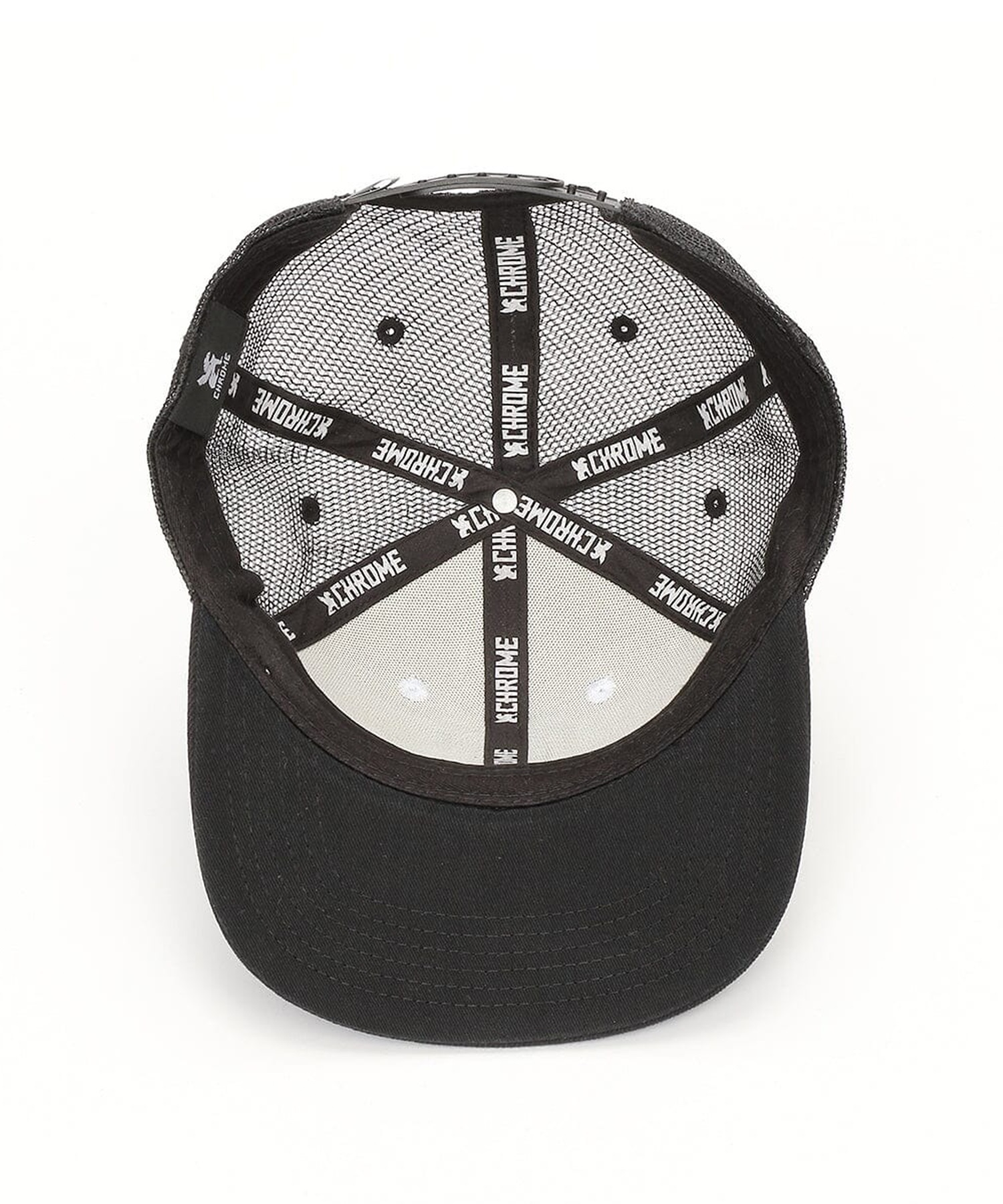 CHROME クローム キャップ MFLT 6 PANEL MESH CAP JP204WHBK 3