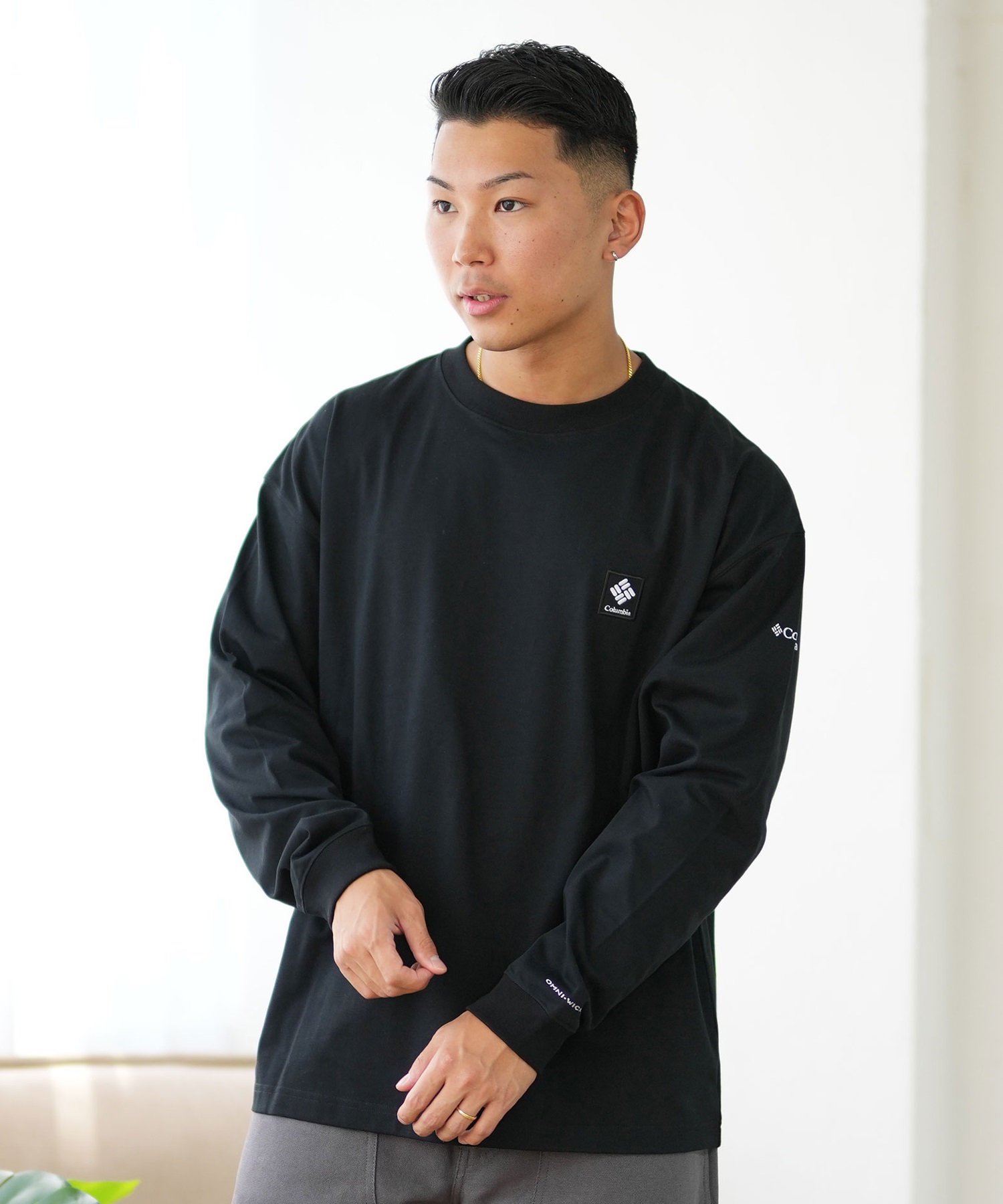 Columbia コロンビア 長袖 Tシャツ メンズ ロンT バックプリント