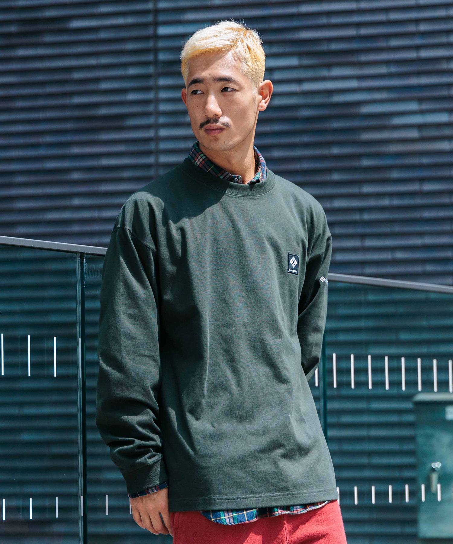 コロンボ様 Columbia コロンビア 長袖 Tシャツ メンズ ロンT バックプリント
