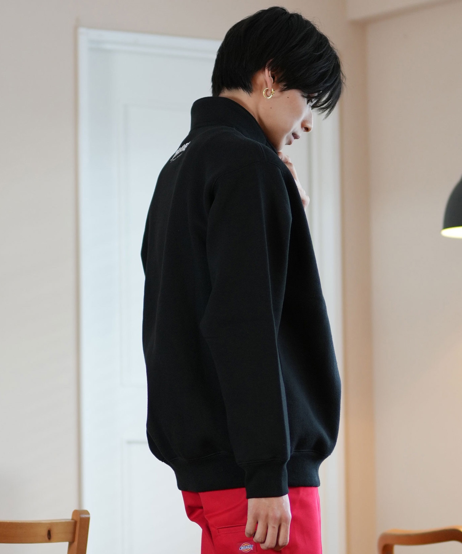THRASHER スラッシャー ハーフジップ トレーナー メンズ