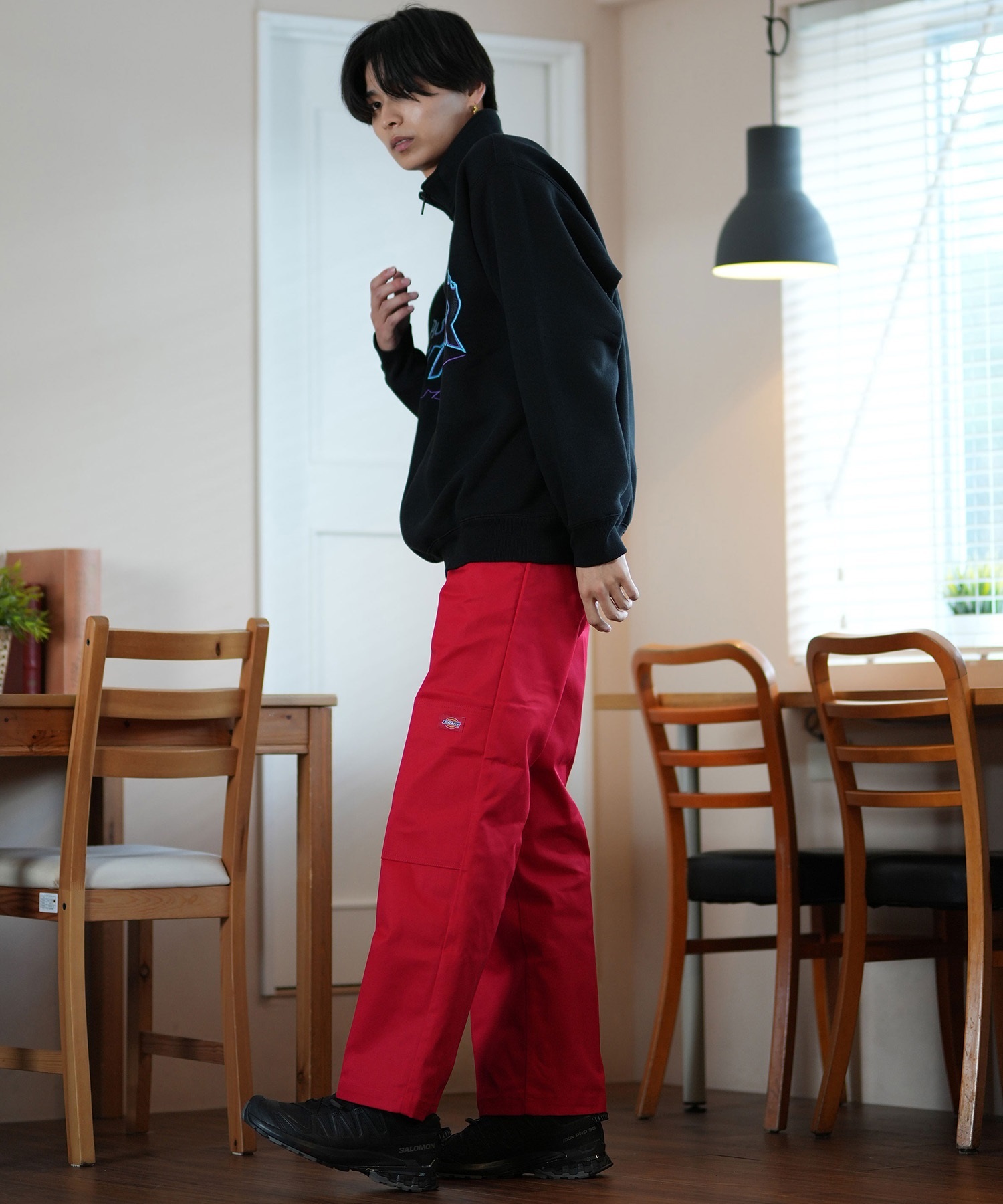 THRASHER スラッシャー ハーフジップ トレーナー メンズ