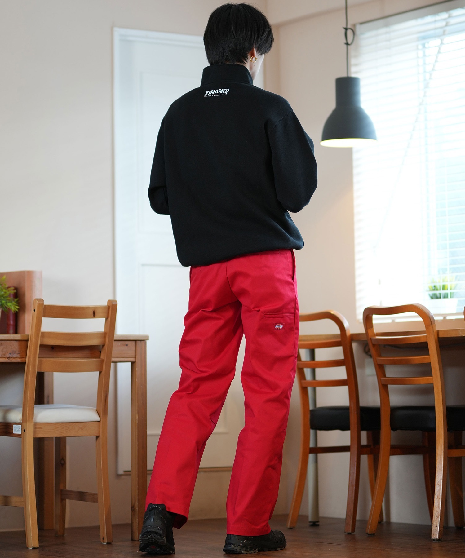 THRASHER スラッシャー ハーフジップ トレーナー メンズ スウェット
