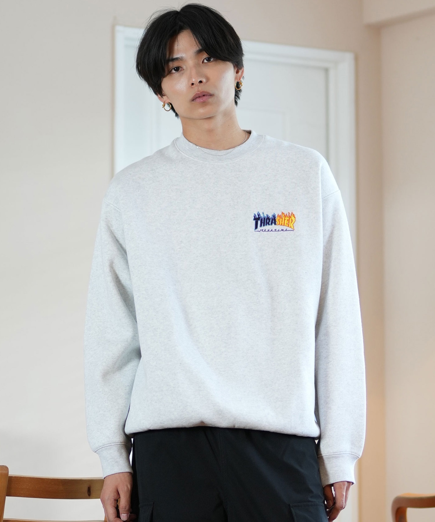 THRASHER スラッシャー トレーナー クルーネック メンズ