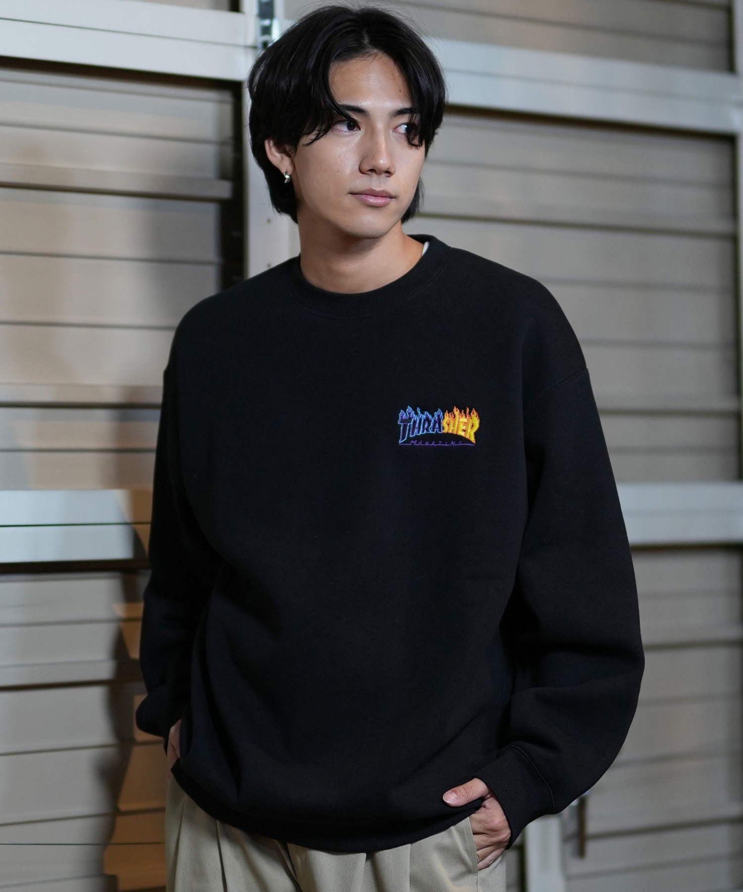 THRASHER スラッシャー トレーナー クルーネック メンズ