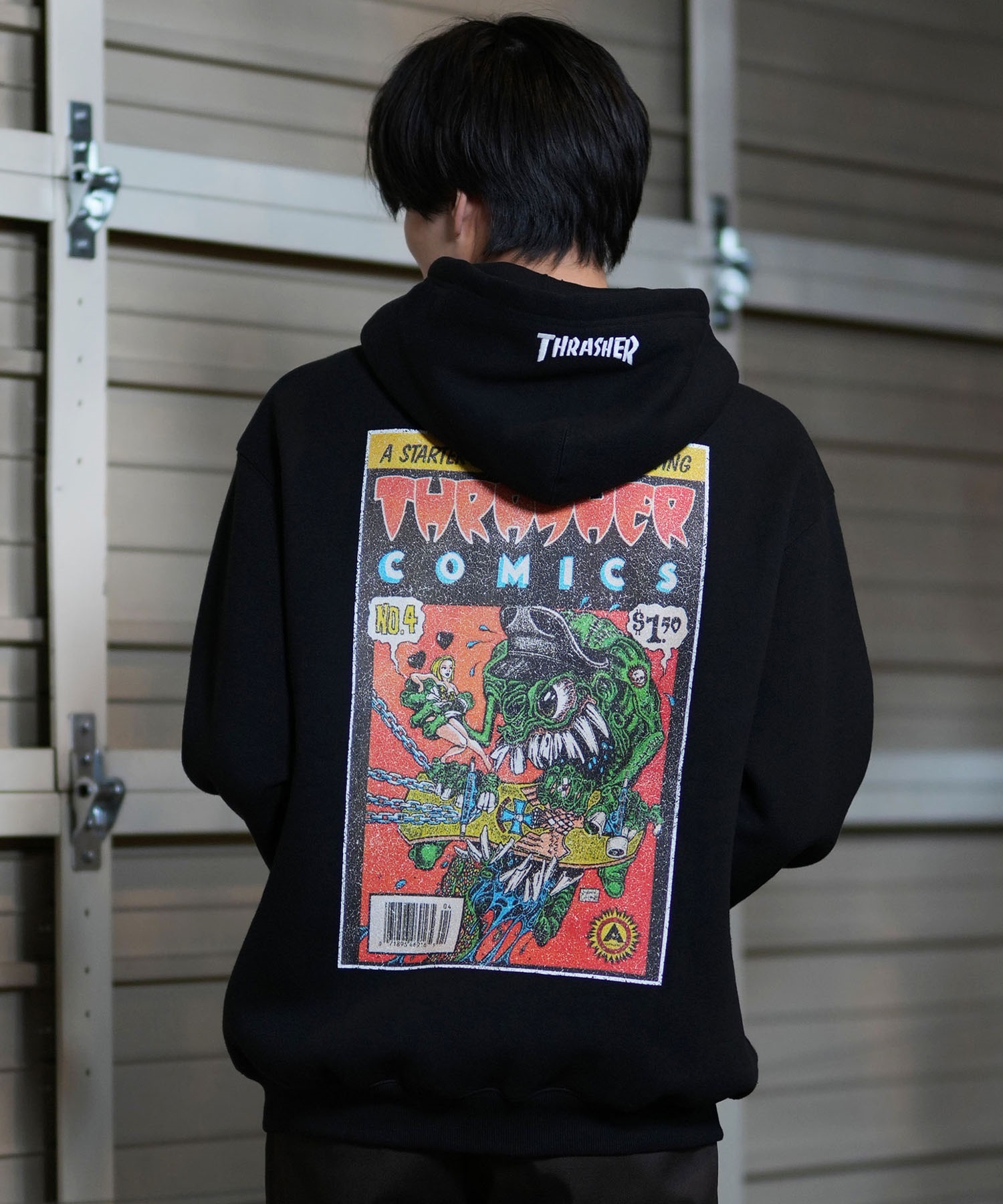 THRASHER スラッシャー パーカー メンズ THRASHERコミックPT THRASHER スラッシャー パーカー メンズ THRASHERコミックPT