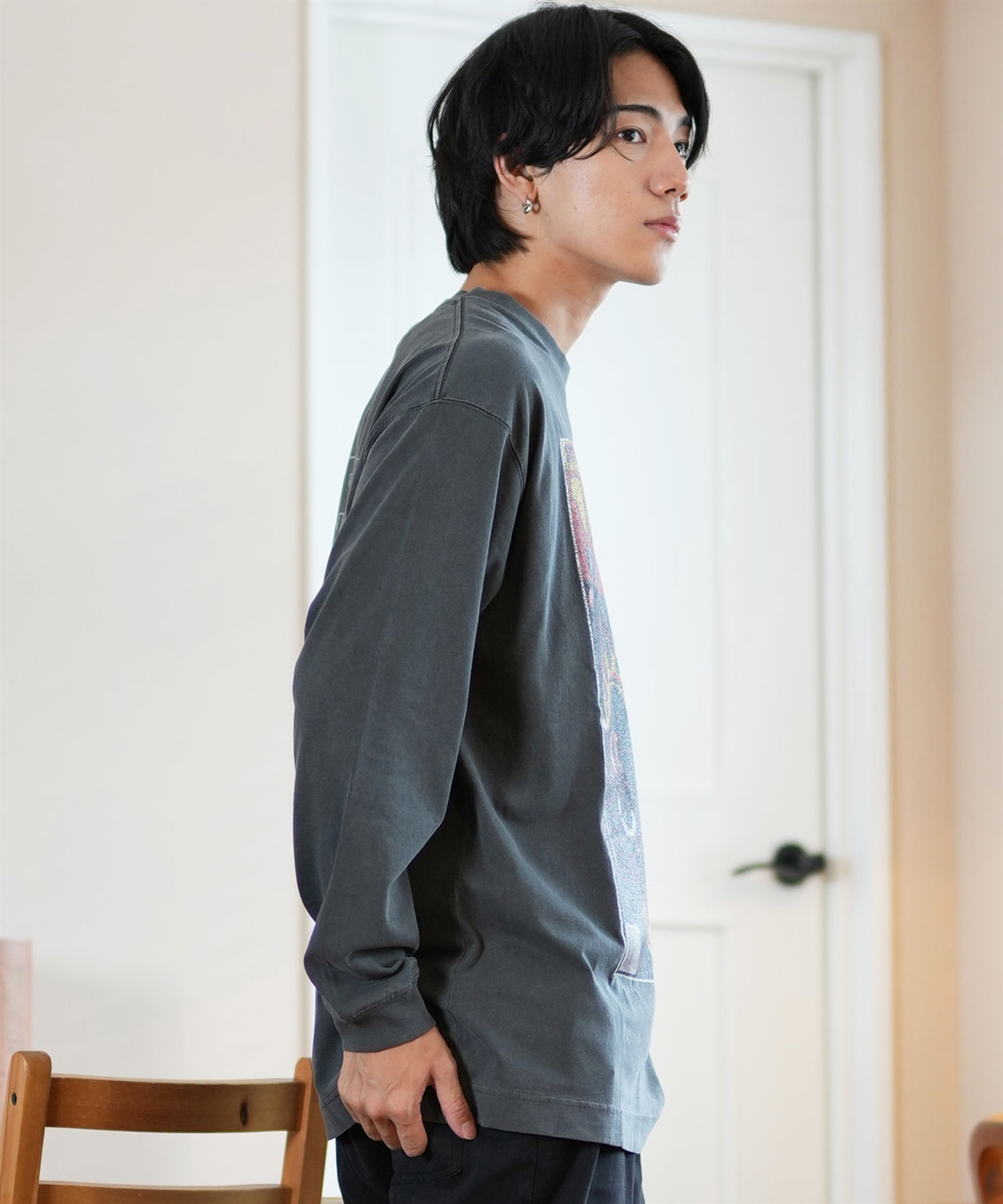 THRASHER スラッシャー 長袖 Tシャツ メンズ ロンT ピグメント