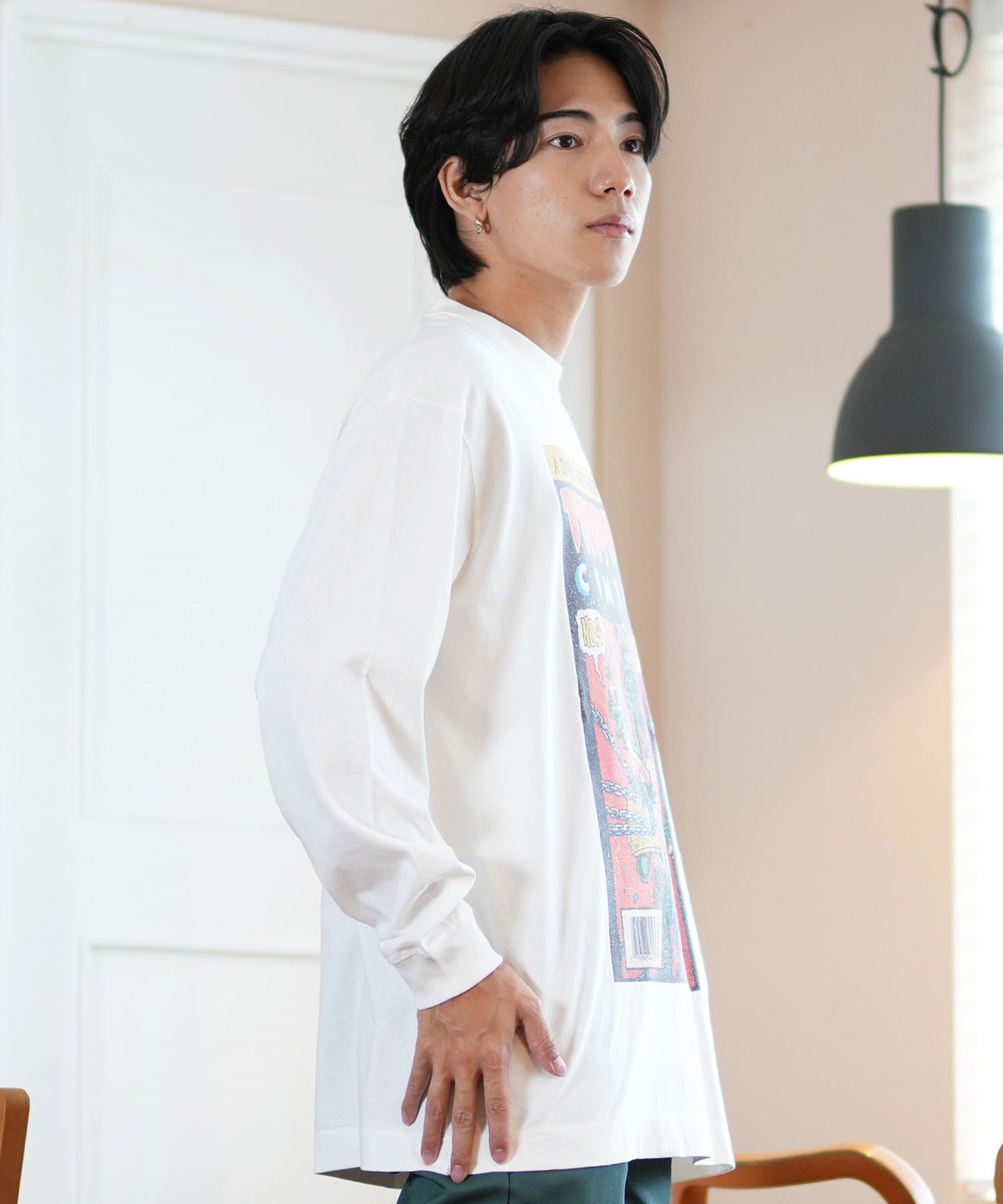 THRASHER スラッシャー 長袖 Tシャツ メンズ ロンT ピグメント加工