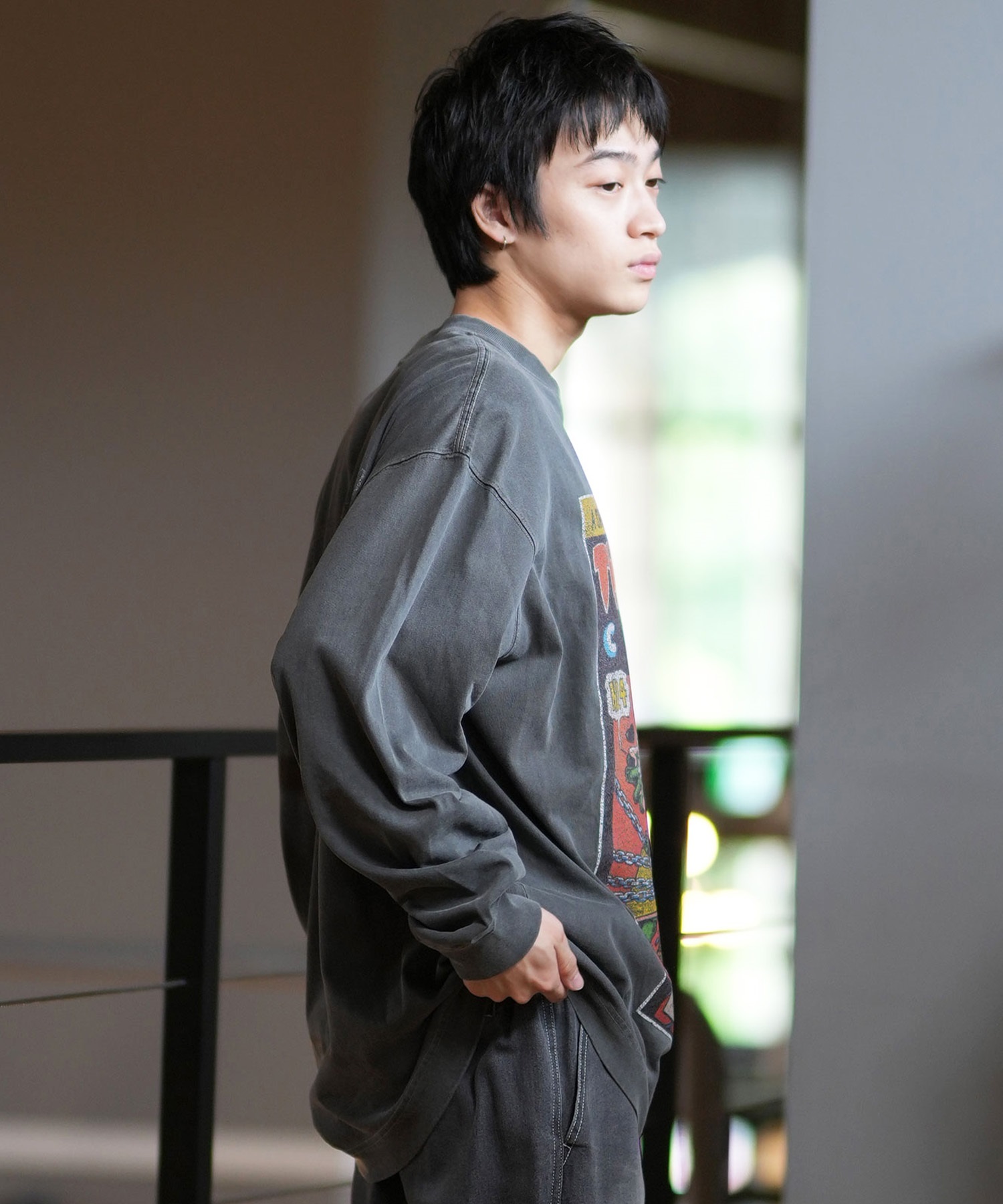 THRASHER スラッシャー 長袖 Tシャツ メンズ ロンT ピグメント