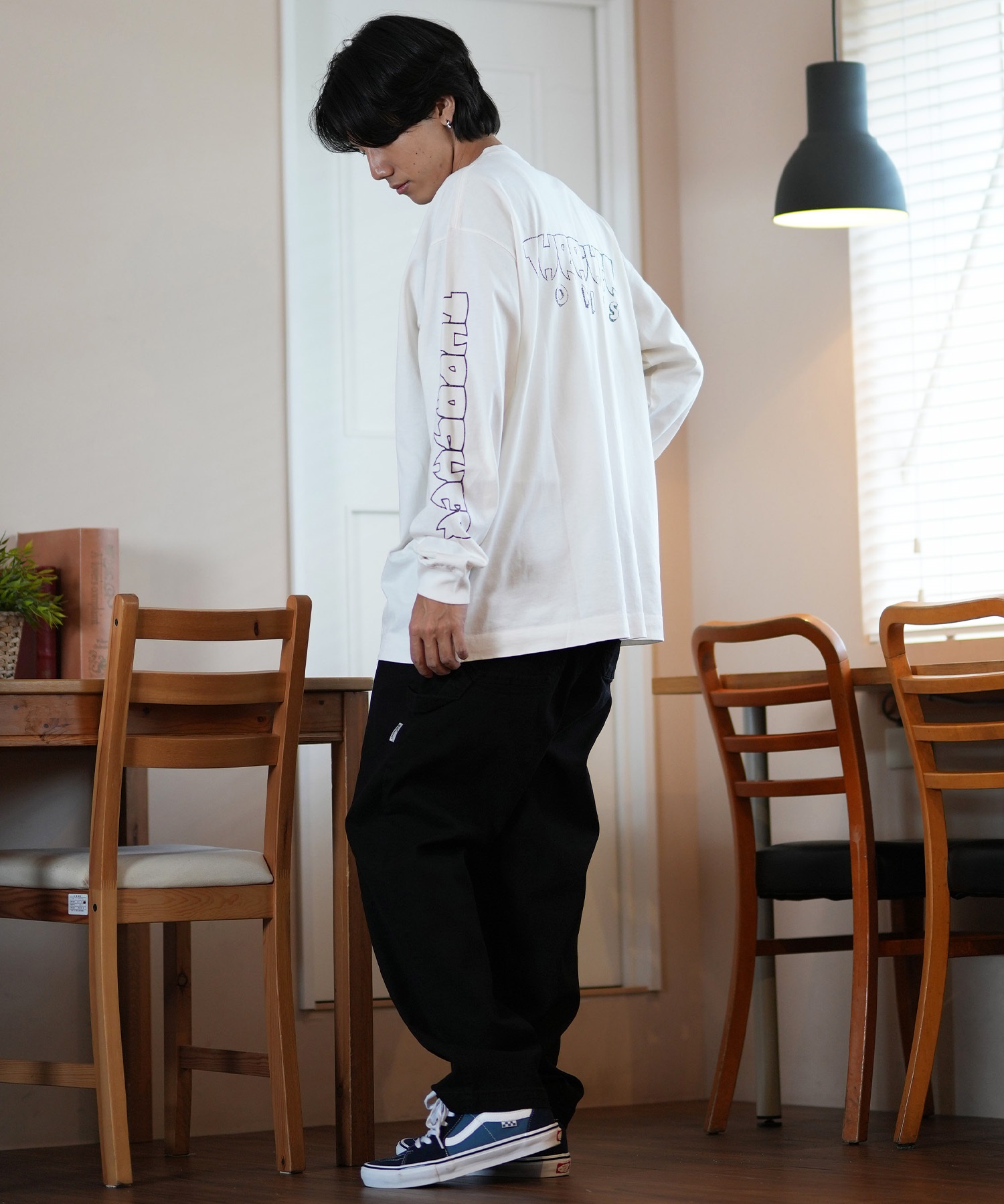 THRASHER スラッシャー 長袖 Tシャツ メンズ ロンT ピグメント加工