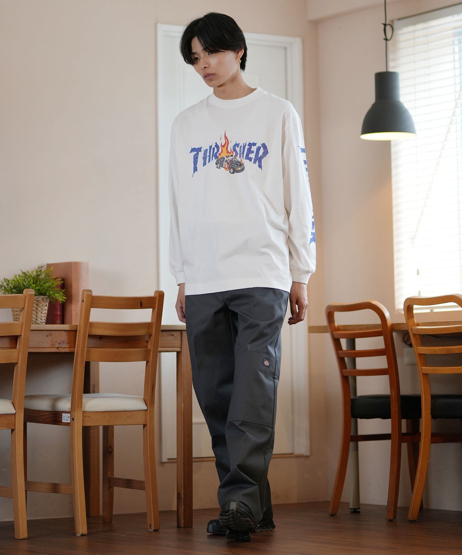 THRASHER スラッシャー 長袖 Tシャツ メンズ THRASHER×ネック THRASHER スラッシャー 長袖 Tシャツ メンズ THRASHER×ネック