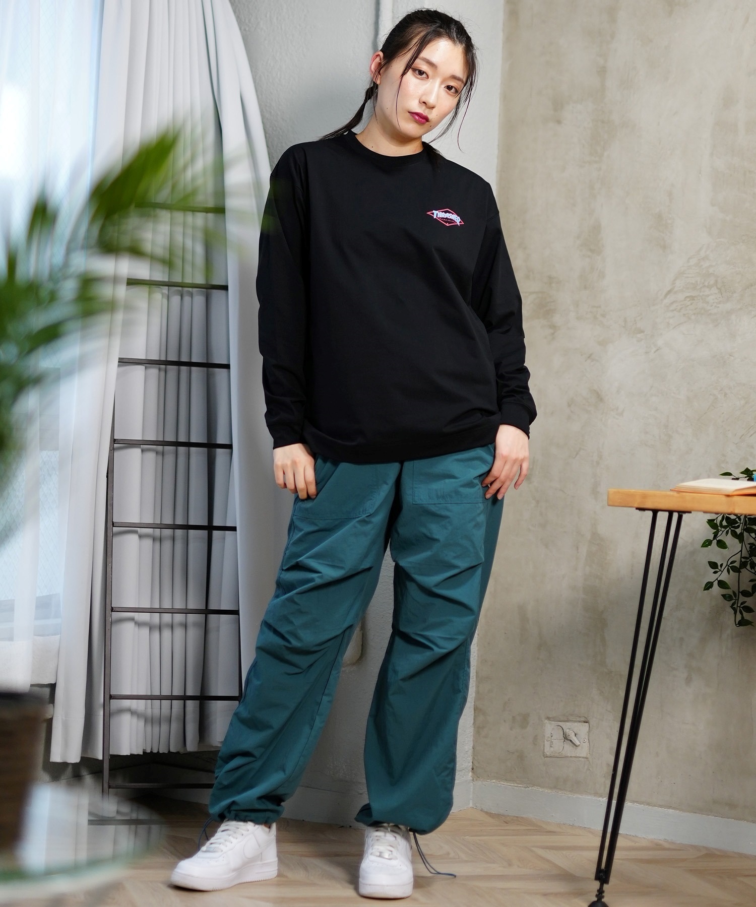 THRASHER スラッシャー 水着 ラッシュガード 長袖 Tシャツ ロンT