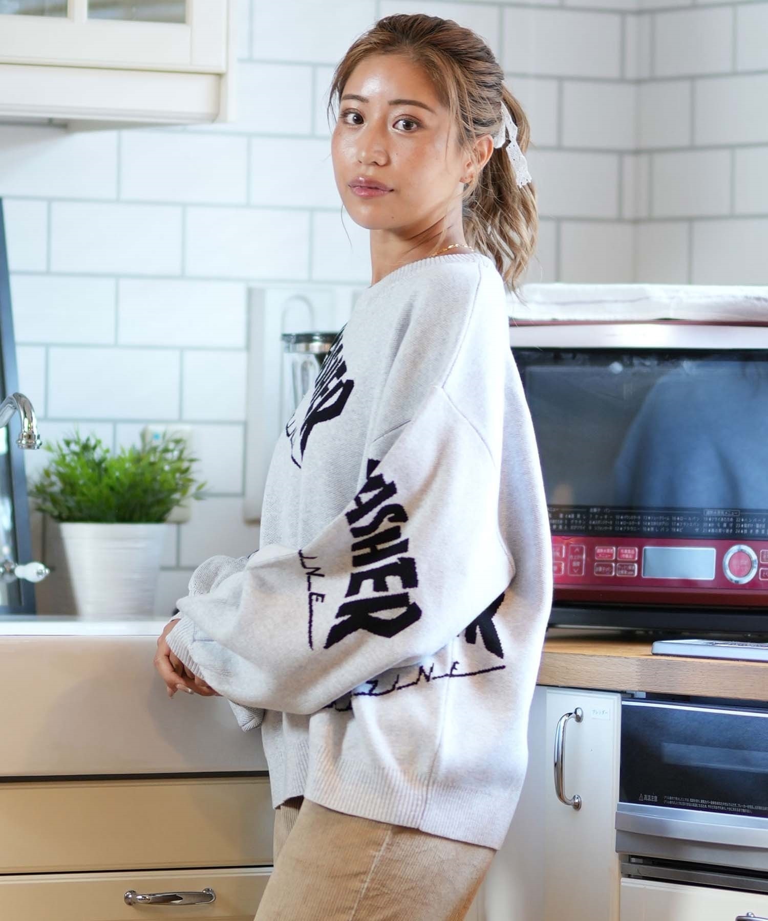 THRASHER スラッシャー セーター レディース ロゴ ムラサキスポーツ限定 243TH2KN001 楽天市場】THRASHER スラッシャー セーター レディース ロゴ