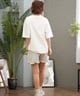 THRASHER スラッシャー ラッシュガード レディース 半袖 Tシャツ ワンポイント 水陸両用 UVカット 242TH2ST002 ムラサキスポーツ限定(BK/PL-M)