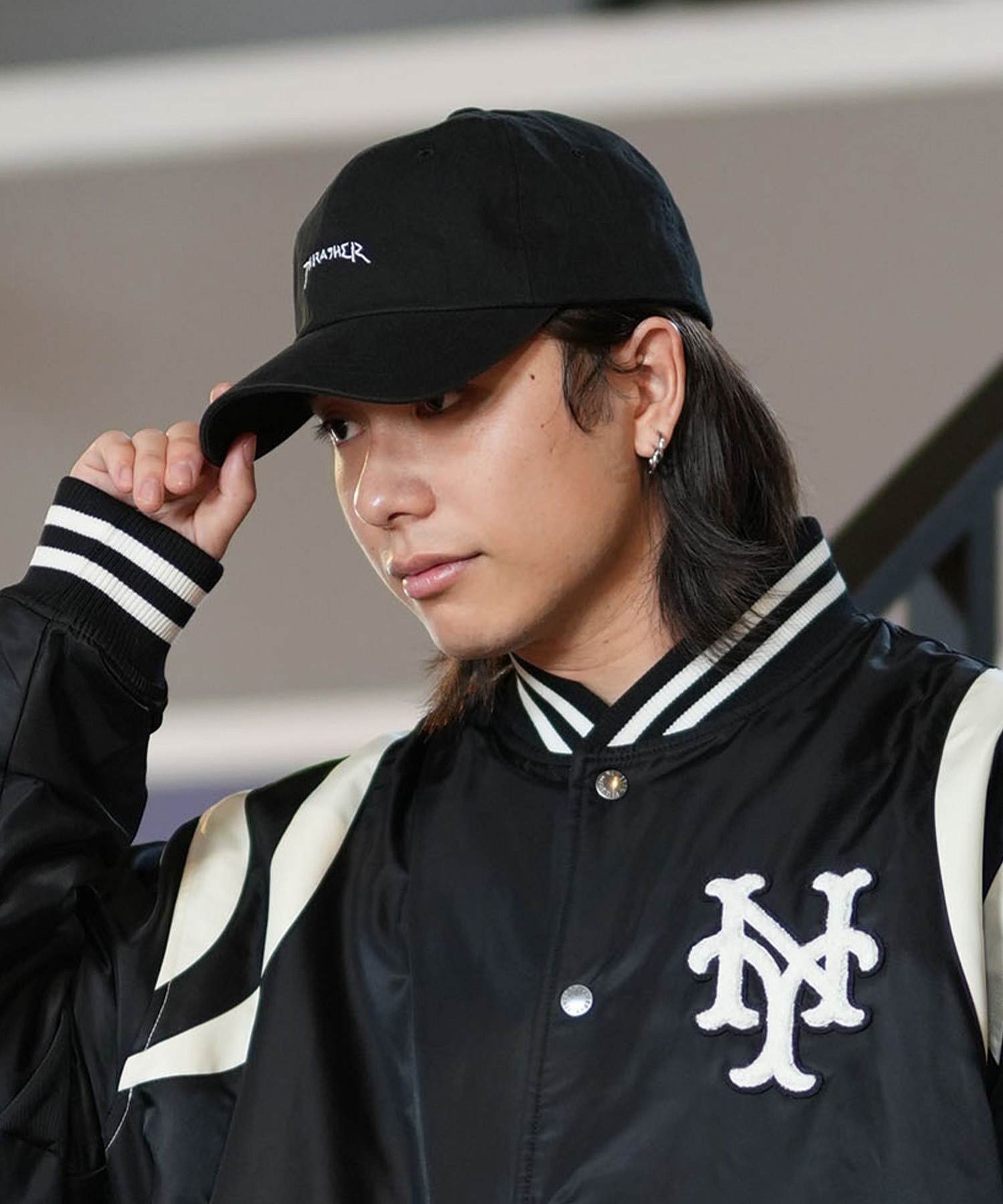 THRASHER スラッシャー キャップ マークゴンザレス デザイン 刺繍 ロゴ