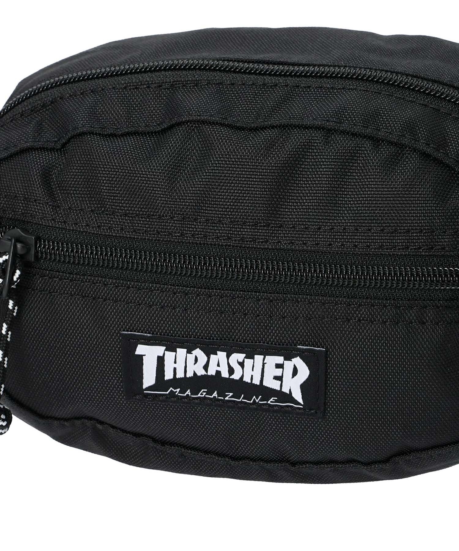 THRASHER スラッシャー バッグ キッズ ヒップバック ウエストバッグ ボディバッグ THR-291(BKWT-ONE)