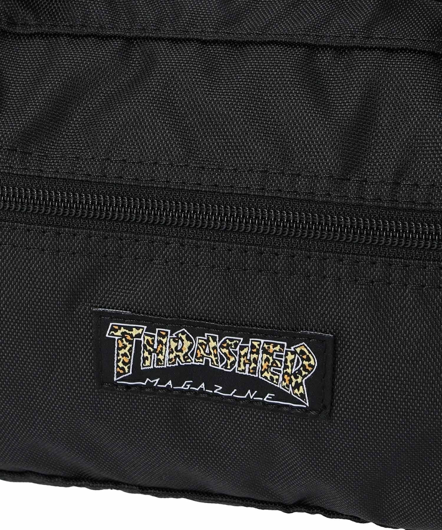 THRASHER スラッシャー バッグ キッズ ショルダーバッグ ミニショルダーポーチ 横 THR-292(BKWT-ONE)
