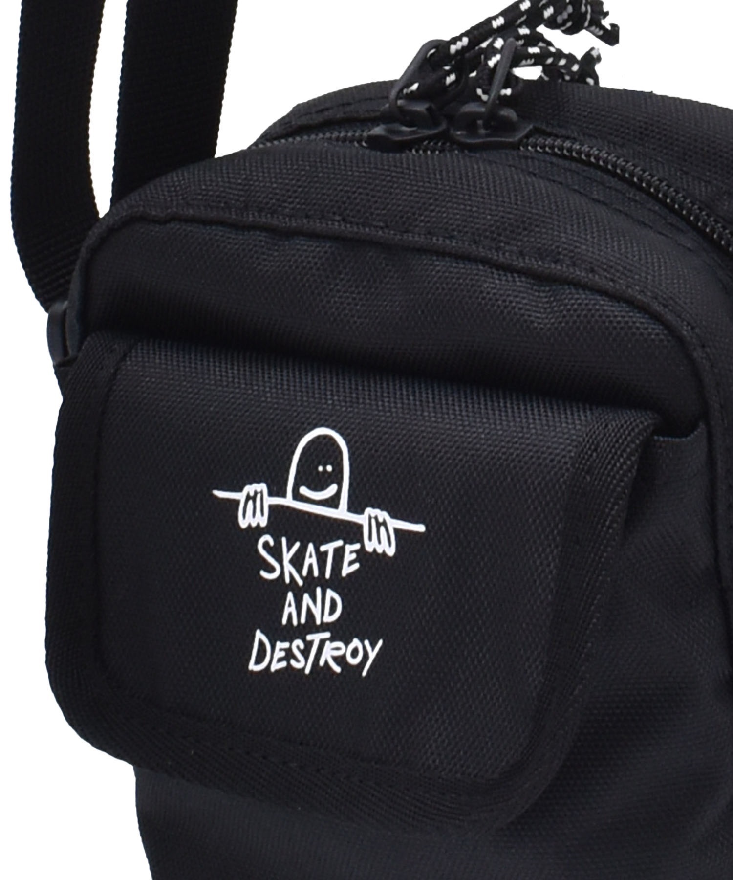 THRASHER スラッシャー バッグ キッズ ショルダーバッグ ミニショルダーポーチ 縦 THR-293(BKLE-ONE)