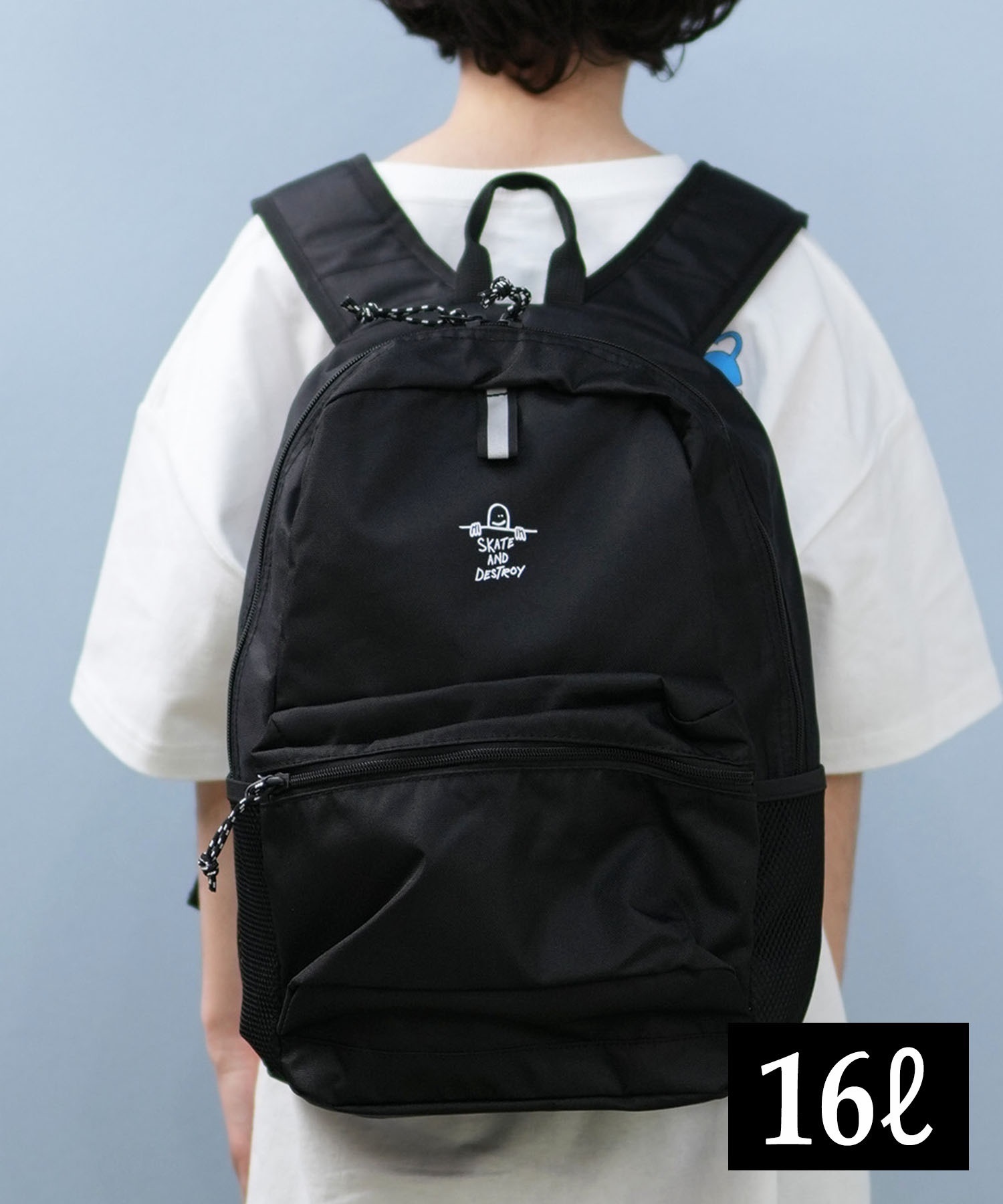 THRASHER スラッシャー バックパック リュック キッズ 16L デイパック THR-290(BKLE-ONE)