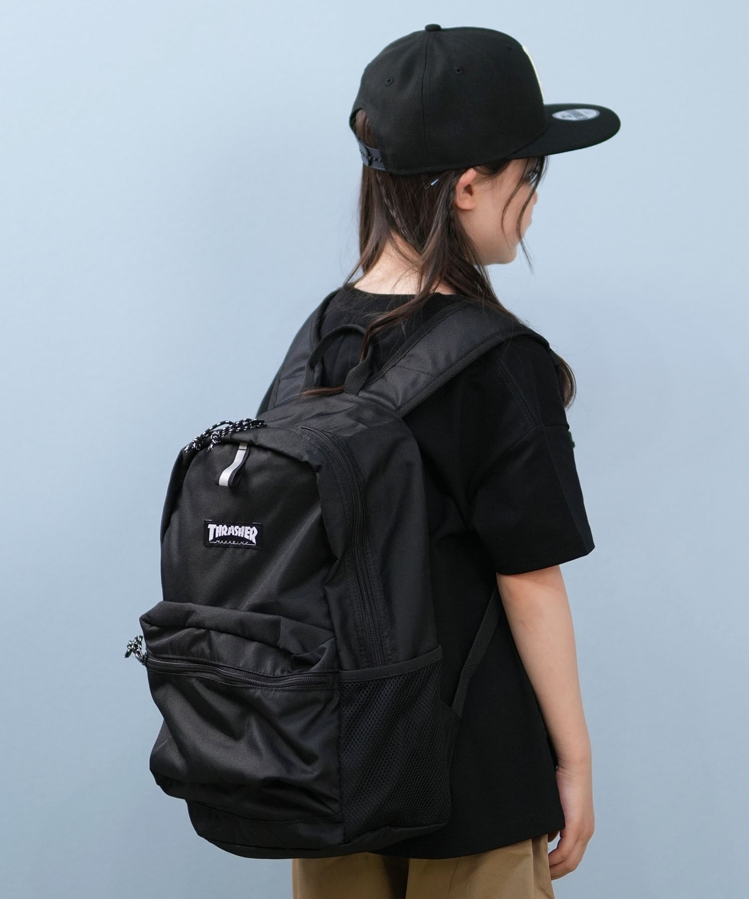 THRASHER スラッシャー バックパック リュック キッズ 16L デイパック THR-290(BKLE-ONE)