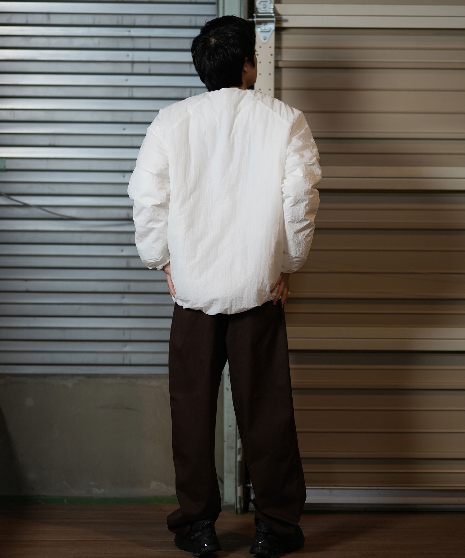 DEAR LAUREL ディアローレル アウター 中綿 メンズ ノーカラー DEAR LAUREL ディアローレル アウター 中綿 メンズ ノーカラー