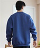 DEAR LAUREL ディアローレル トレーナー クルーネック メンズ スウェット ワンポイント ブラックレター 裏起毛 D24F1101(ASH-M)