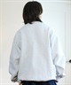DEAR LAUREL ディアローレル トレーナー クルーネック メンズ スウェット ワンポイント ブラックレター 裏起毛 D24F1101(ASH-M)