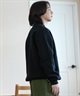 DEAR LAUREL ディアローレル トレーナー クルーネック メンズ スウェット ワンポイント ブラックレター 裏起毛 D24F1101(ASH-M)