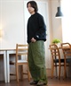 DEAR LAUREL ディアローレル トレーナー クルーネック メンズ スウェット ワンポイント ブラックレター 裏起毛 D24F1101(ASH-M)