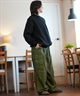 DEAR LAUREL ディアローレル トレーナー クルーネック メンズ スウェット ワンポイント ブラックレター 裏起毛 D24F1101(ASH-M)
