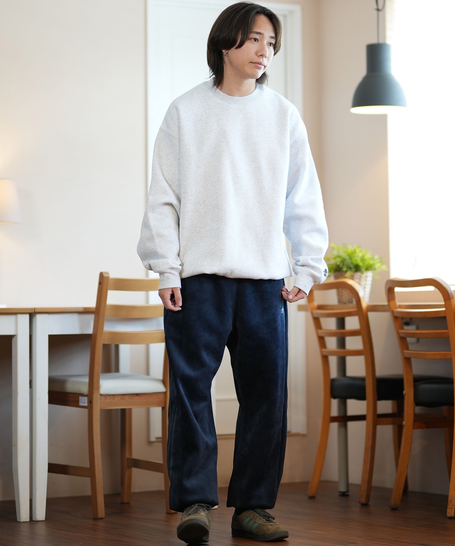 DEAR LAUREL ディアローレル トレーナー クルーネック メンズ DEAR LAUREL ディアローレル トレーナー クルーネック メンズ