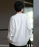 DEAR LAUREL ディアローレル 長袖 Tシャツ ロンT 無地 ポケット ポケT ワンポイントロゴ シンプル D24F2201(WHT-M)