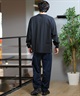 DEAR LAUREL ディアローレル 長袖 Tシャツ ロンT 無地 ポケット ポケT ワンポイントロゴ シンプル D24F2201(WHT-M)
