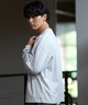 DEAR LAUREL ディアローレル 長袖 Tシャツ ロンT 無地 ポケット ポケT ワンポイントロゴ シンプル D24F2201(WHT-M)