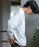 DEAR LAUREL ディアローレル 長袖 Tシャツ ロンT 無地 ポケット ポケT ワンポイントロゴ シンプル D24F2201(WHT-M)