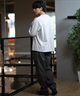 DEAR LAUREL ディアローレル 長袖 Tシャツ ロンT 無地 ポケット ポケT ワンポイントロゴ シンプル D24F2201(WHT-M)