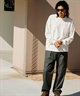 DEAR LAUREL ディアローレル 長袖 Tシャツ ロンT 無地 ポケット ポケT ワンポイントロゴ シンプル D24F2201(WHT-M)