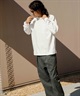 DEAR LAUREL ディアローレル 長袖 Tシャツ ロンT 無地 ポケット ポケT ワンポイントロゴ シンプル D24F2201(WHT-M)